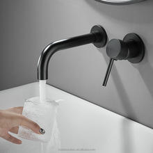 Wall-Mounted Bathtub Faucet with Concealed SUS304 Stainless Steel Body, 2-Hole Bathroom Mixer Tap
