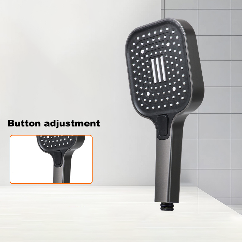 Commercial‑Grade ABS Plastic Handheld Shower Head, 3 Function Filter Rain Spray Hand Held Shower Head