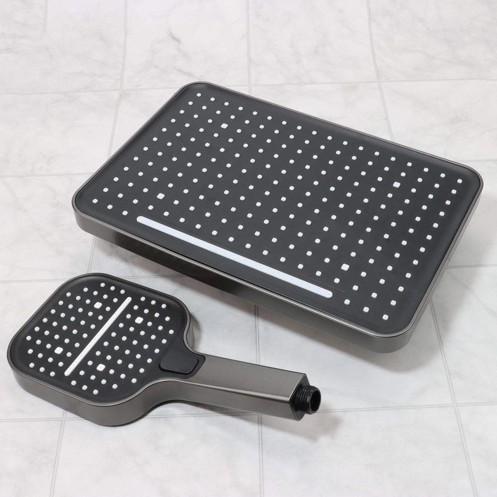 Commercial‑Grade ABS Plastic Handheld Shower Head, 3 Function Filter Rain Spray Hand Held Shower Head